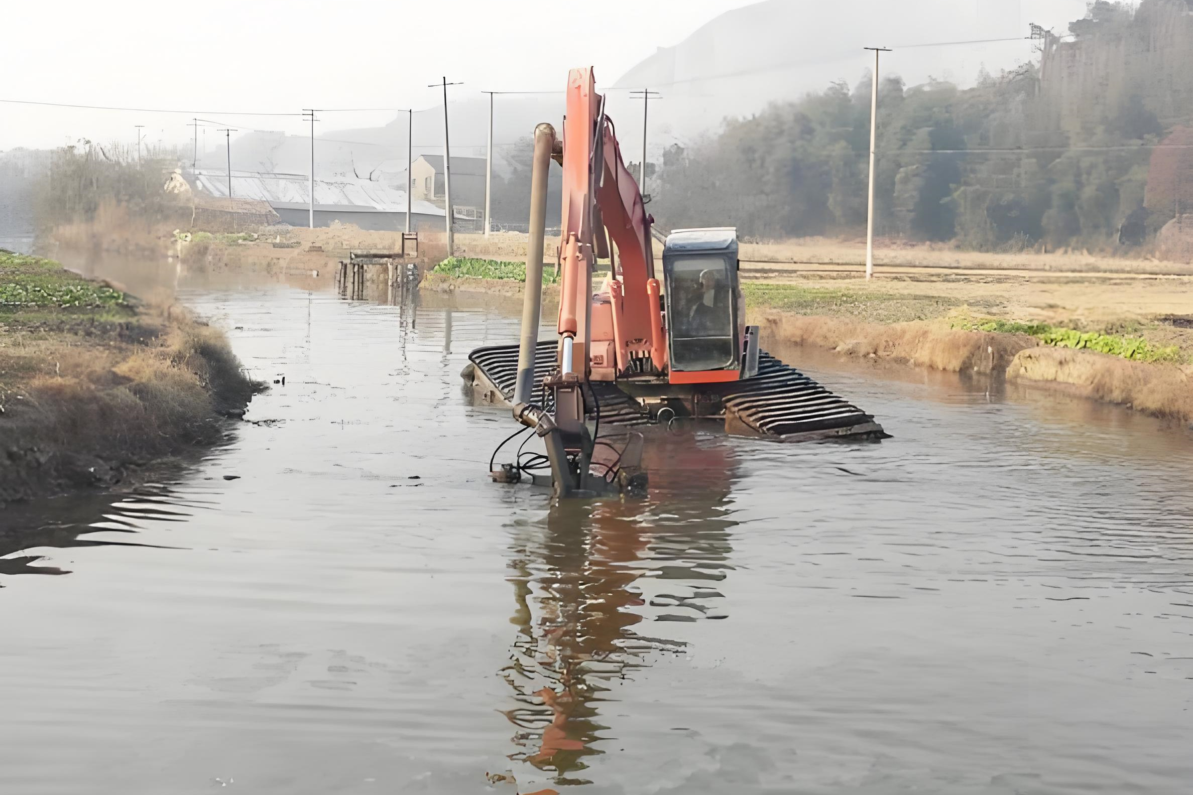 重慶渝中水上挖機清淤隊 - 魚塘清淤的成本大概是多少？