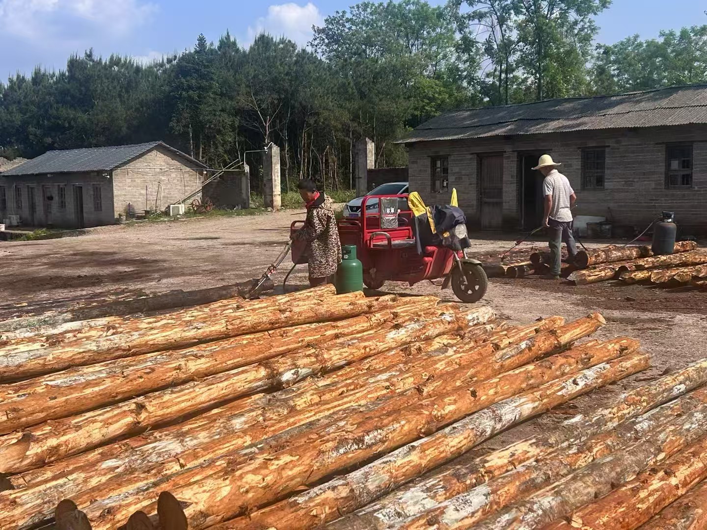 松木樁施工隊泓樺錦嘉 - 建房子地基打木樁靠譜嗎？